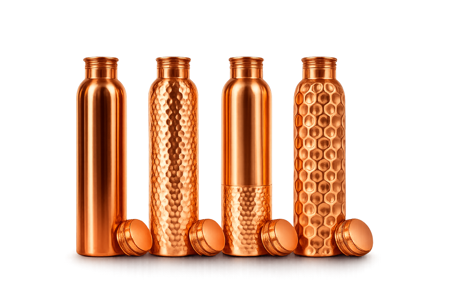 DIPHORIA Pure Copper Water Bottle Collection