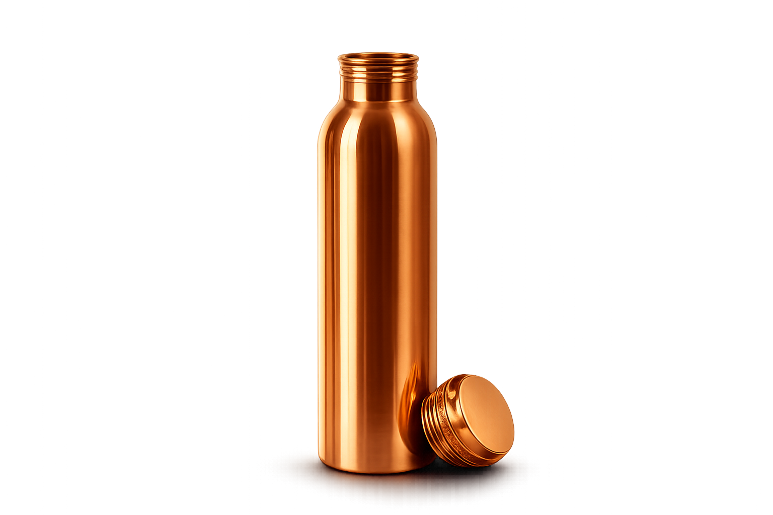 DIPHORIA Pure Copper Water Bottle craftsmanship detail