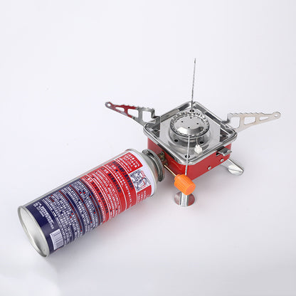 Portable Camping Gas Stove – Foldable, Windproof &amp; High-Power Flame