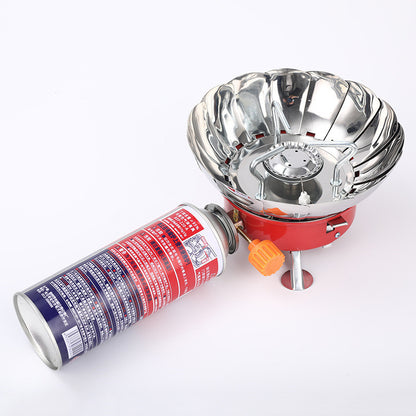 Portable Camping Gas Stove – Foldable, Windproof &amp; High-Power Flame