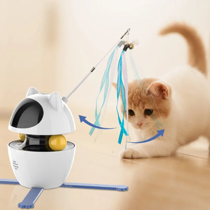 USB Rechargeable 4-in-1 Laser Cat Toy – Interactive Indoor Exercise & Teaser Toy