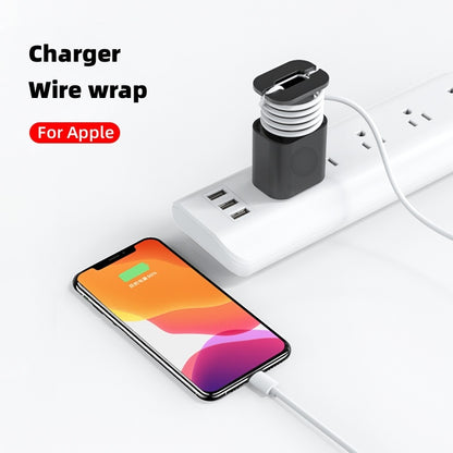 Data Cable Organizer Power Adapter Protective Case Cover For Apple 18w 20w USB-C Fast Charger Silicone Case