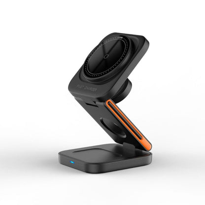 Folding Bracket Three-in-one Wireless Charger - Diphoria