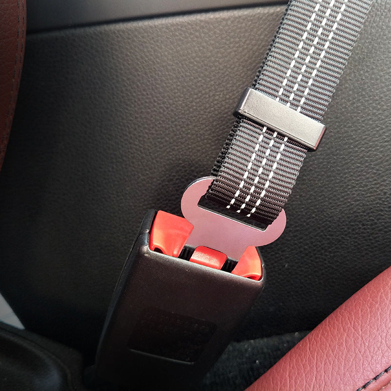 Pet Elastic Reflective Retractable Car Seat Belt