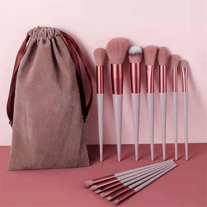 13-Piece Makeup Brush Set – Foundation, Concealer, Blush, Eye Shadow & Highlighter Brushes