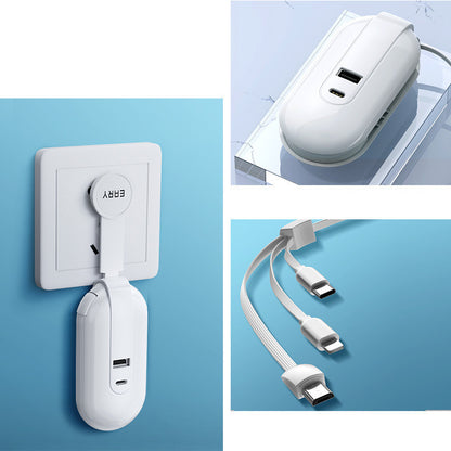 Mobile Phone Charger Cable Multifunctional One For Three